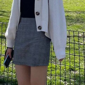 Brandy Melville J. Galt Plaid Mini Skirt